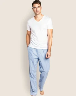 Petite Plume Men's Twill Pajama Pants in
