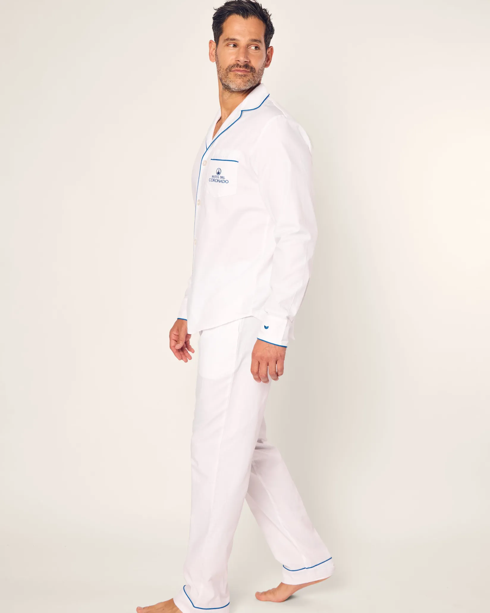 Petite Plume Men's Twill Pajama Set Hotel del Coronado x