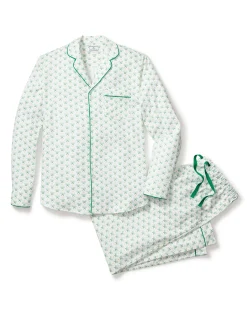 Petite Plume Men's Twill Pajama Set in