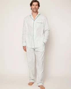 Petite Plume Men's Twill Pajama Set in