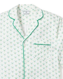 Petite Plume Men's Twill Pajama Set in