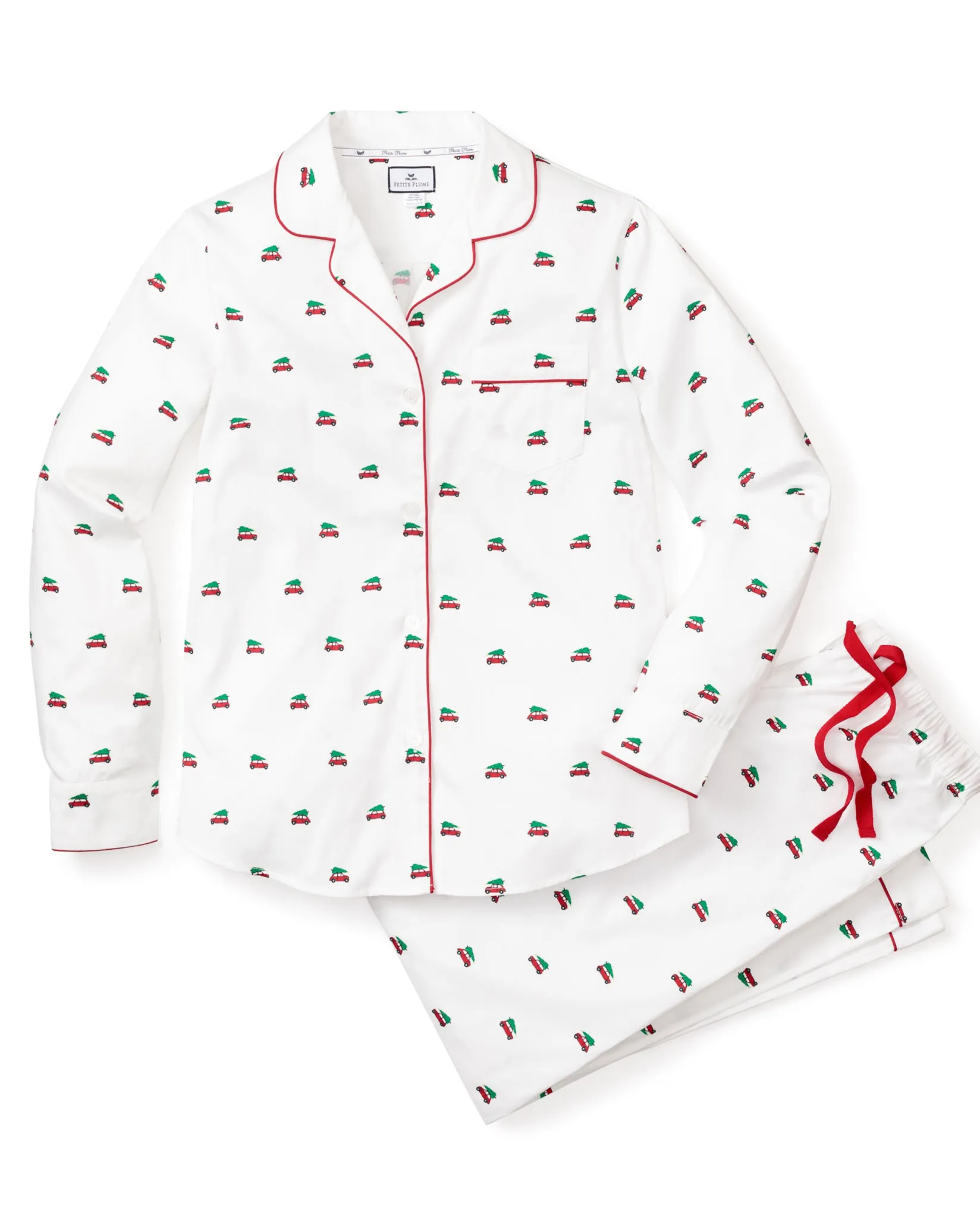 Petite Plume Men's Twill Pajama Set in