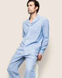 Petite Plume Men's Twill Pajama Set in