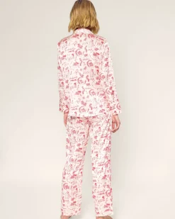 Women Petite Plume x Eden Rock Reverie Women's Silk Pajama Set
