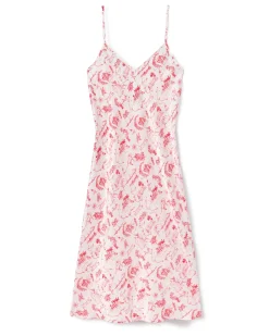 Women Petite Plume x Eden Rock Reverie Women's Silk Cosette Nightgown