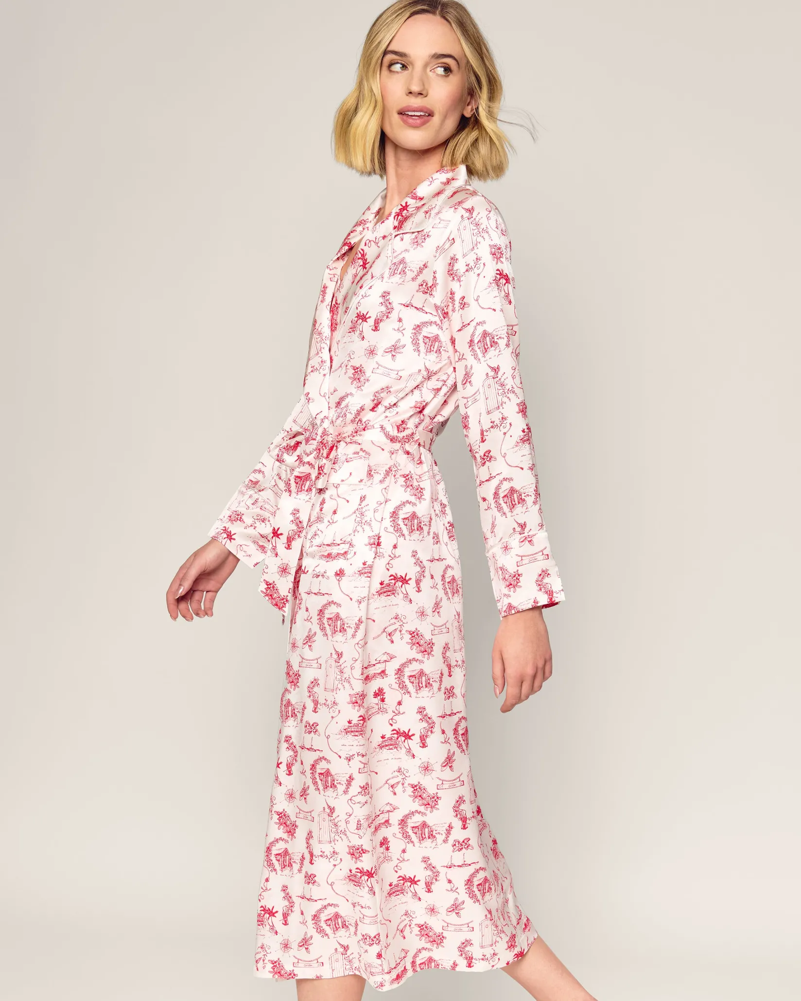 Women Petite Plume x Eden Rock Reverie Women's Silk Robe