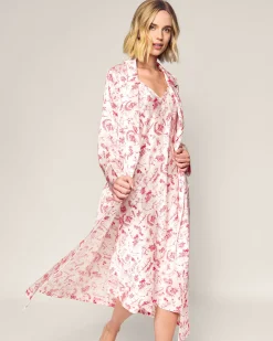 Women Petite Plume x Eden Rock Reverie Women's Silk Robe