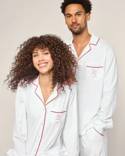 Petite Plume x Eden Rock St Barth Men's White Pima Pajama Set