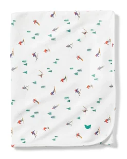 Petite Plume Pima Baby Blanket in Après Ski