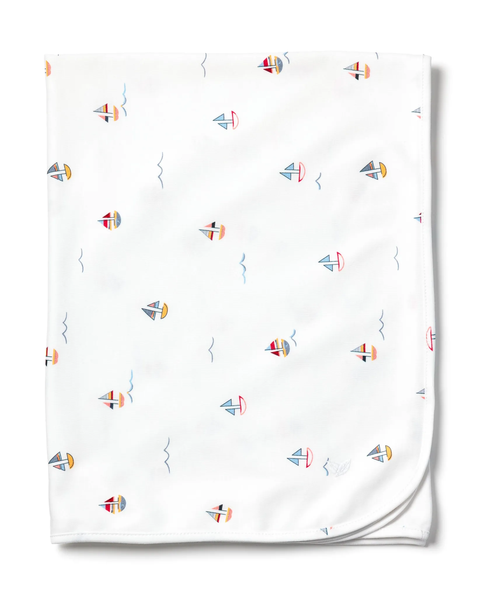 Petite Plume Pima Baby Blanket in Bateau
