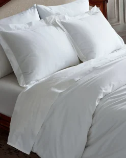 Petite Plume Signature Luxe Sateen Bed Sheets in White