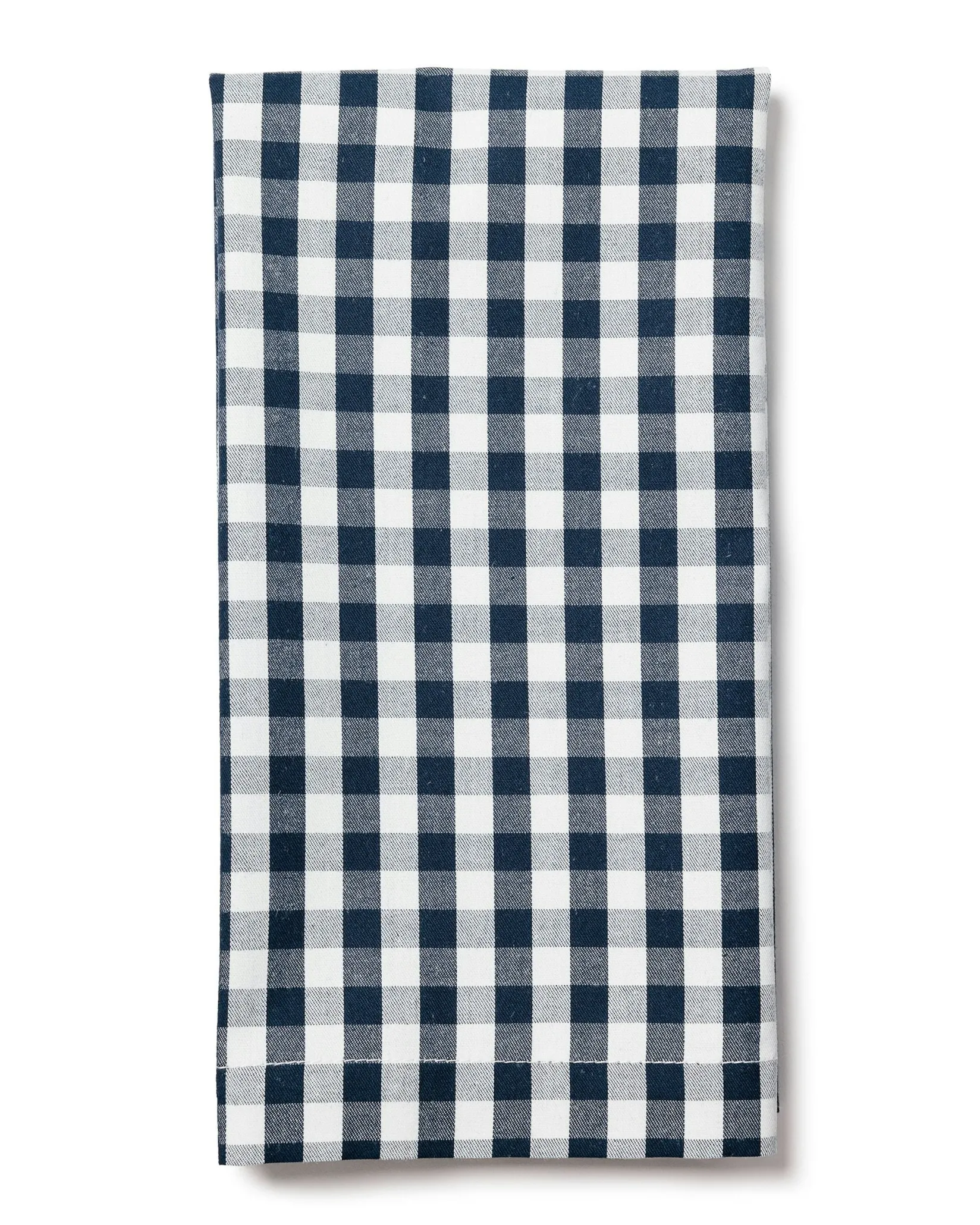Petite Plume Signature Twill Napkins in Navy Gingham