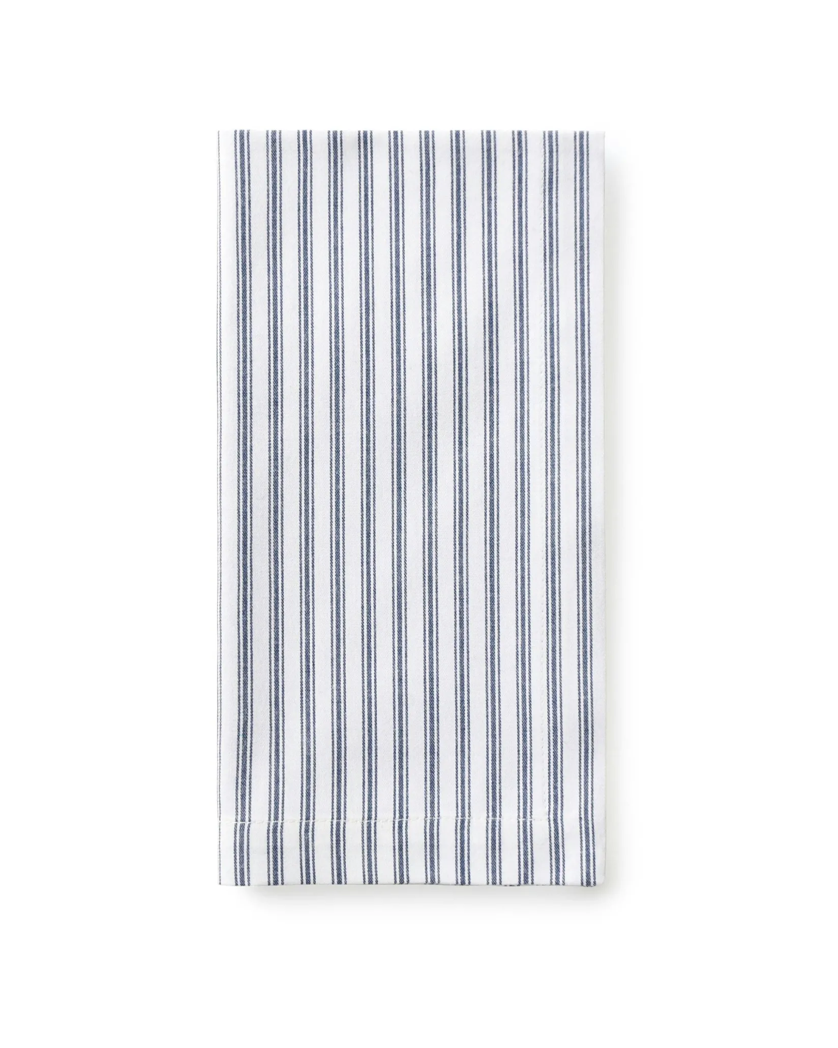 Petite Plume Signature Twill Napkins in Navy Gingham