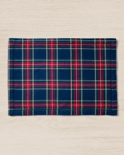 Petite Plume Signature Twill Placemats in Windsor Tartan