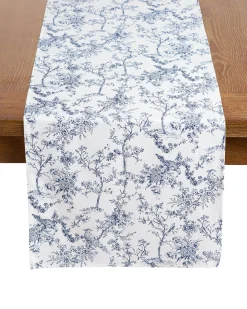 Petite Plume Signature Twill Runner in Timeless Toile