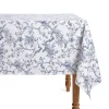 Petite Plume Signature Twill Tablecloth in Timeless Toile