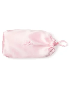 Petite Plume Silk Pillow Cover in Pink