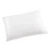 Petite Plume Silk Pillow Cover in White