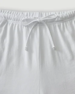 Women Petite Plume The Olivia Pima Short Set in White