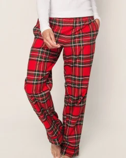 Women Petite Plume Women's Brushed Cotton Pants in Imperial Tartan