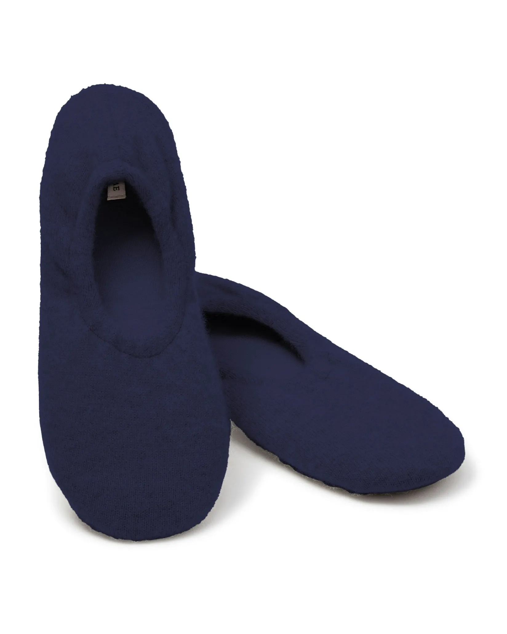 Women Petite Plume Women's Cashmere Slippers in Black