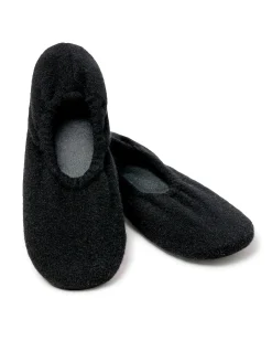 Women Petite Plume Women's Cashmere Slippers in Navy