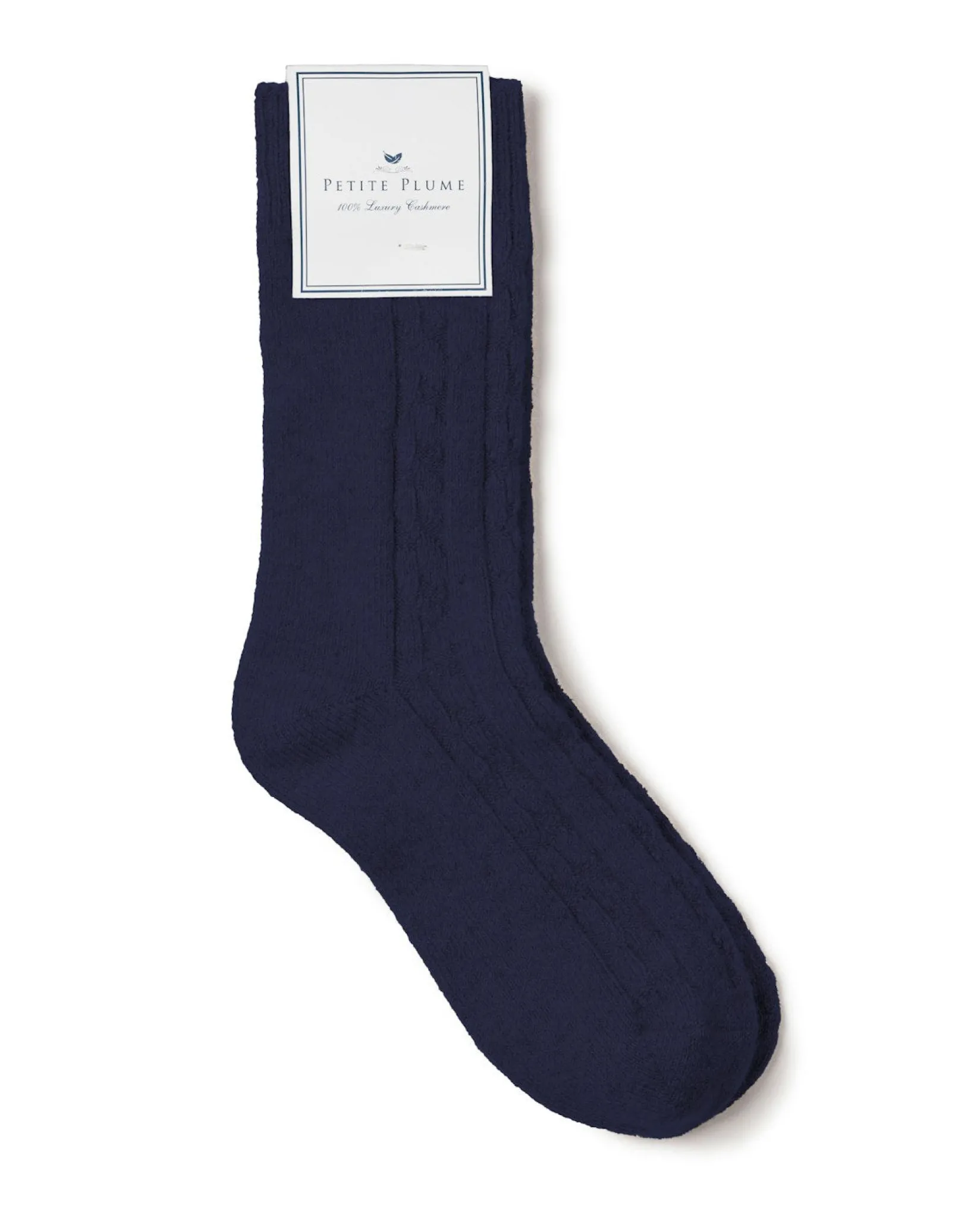 Women Petite Plume Women's Cashmere Socks in Black