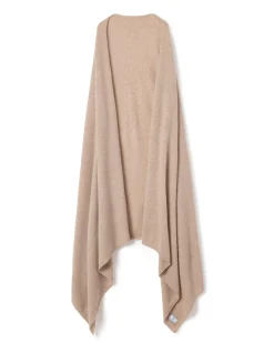 Women Petite Plume Women's Cashmere Wrap in Black