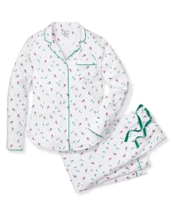 Women Petite Plume Women's Flannel Pajama Set in Après Ski
