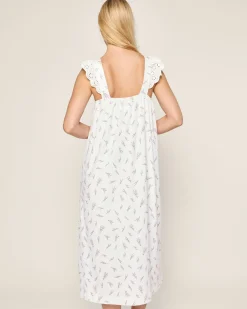 Women Petite Plume Women's Pima Clara Nightgown in Fields of Provence