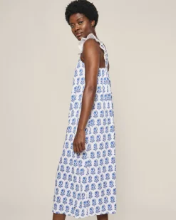 Women Petite Plume Women's Pima Clara Nightgown in Fields of Provence