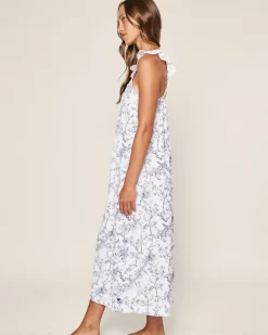 Women Petite Plume Women's Pima Clara Nightgown in Bristol Bay