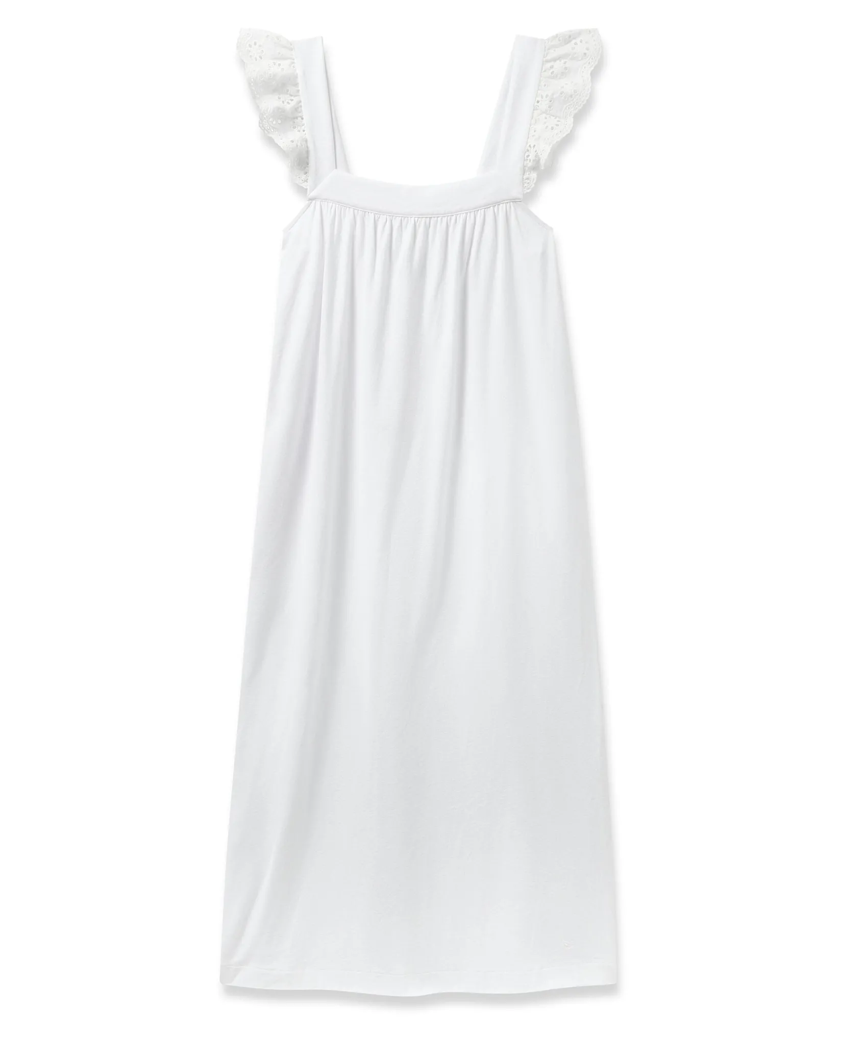 Women Petite Plume Women's Pima Clara Nightgown in White