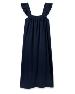 Women Petite Plume Women's Pima Clara Nightgown in White