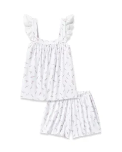 Women Petite Plume Women's Pima Clara Short Set in Bristol Bay