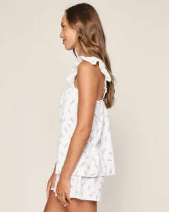 Women Petite Plume Women's Pima Clara Short Set in Bristol Bay
