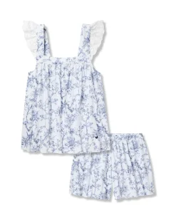 Women Petite Plume Women's Pima Clara Short Set in Timeless Toile
