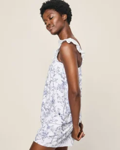 Women Petite Plume Women's Pima Clara Short Set in Timeless Toile