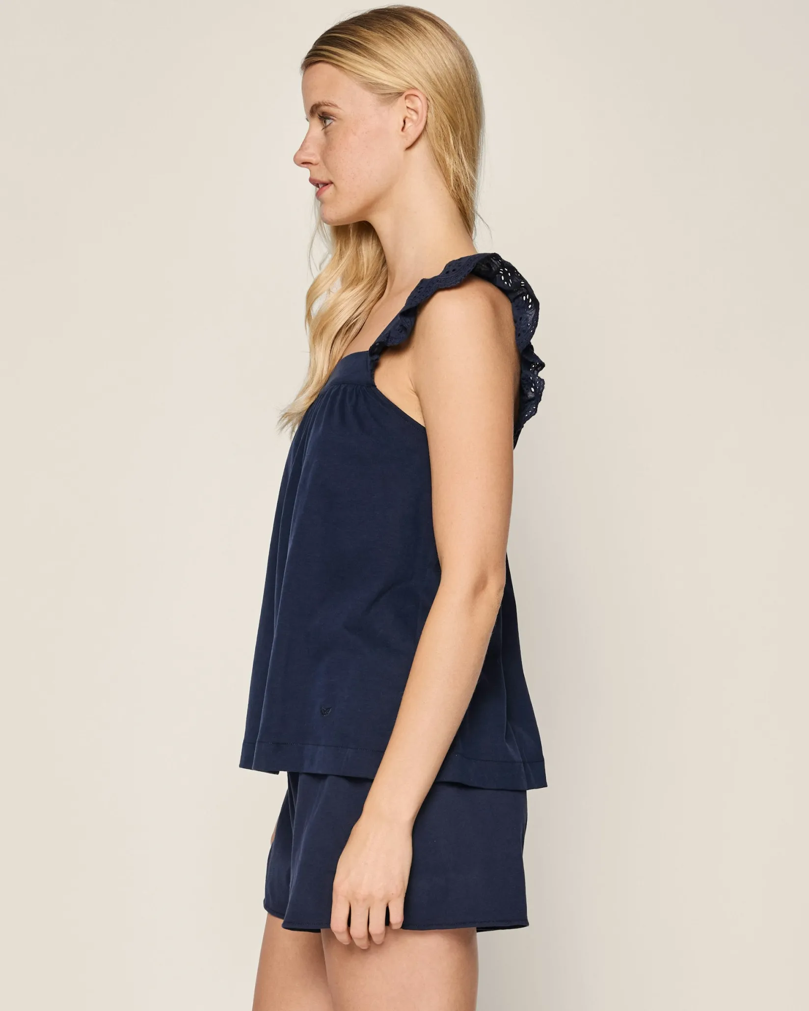 Women Petite Plume Women's Pima Clara Short Set in Fields of Provence
