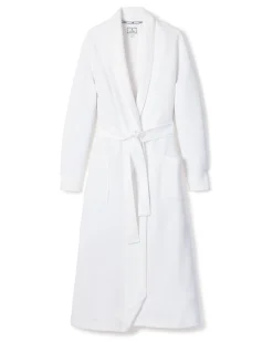 Women Petite Plume Women's Pima Jacquard Ophelia Robe in Black