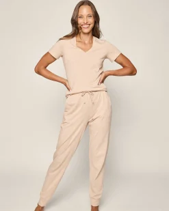 Women Petite Plume Women's Pima Lounge Pants in Navy