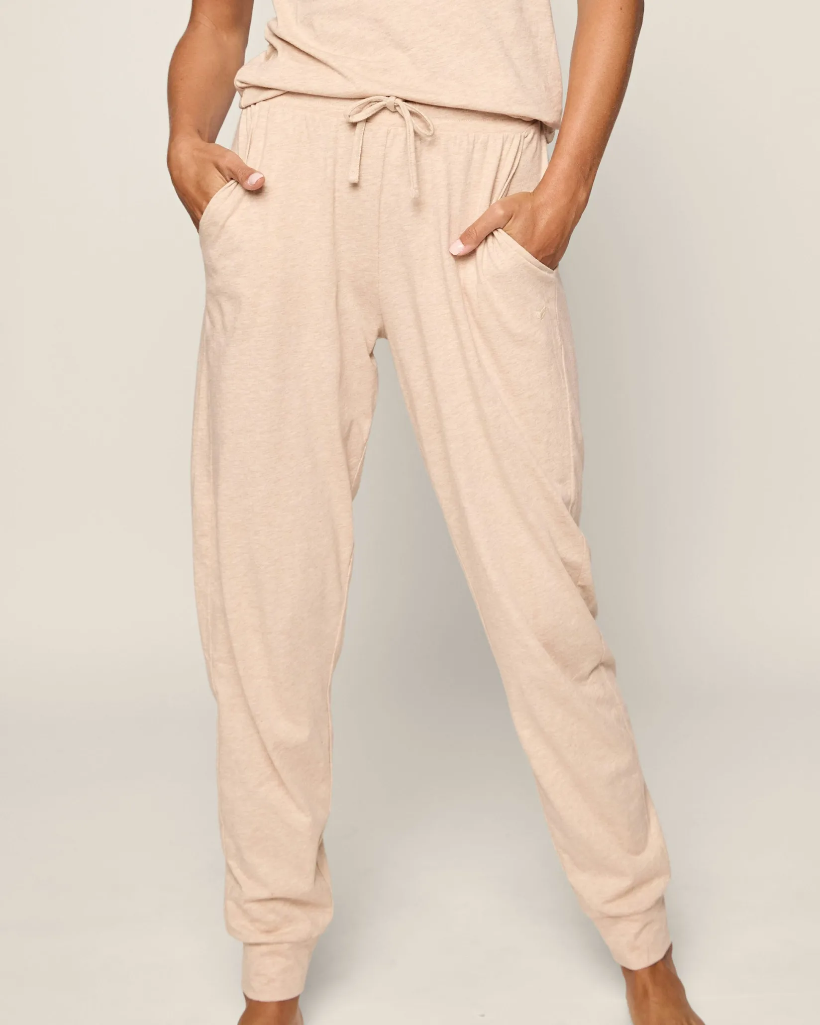 Women Petite Plume Women's Pima Lounge Pants in Black