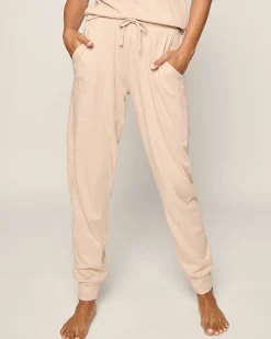 Women Petite Plume Women's Pima Lounge Pants in Camel