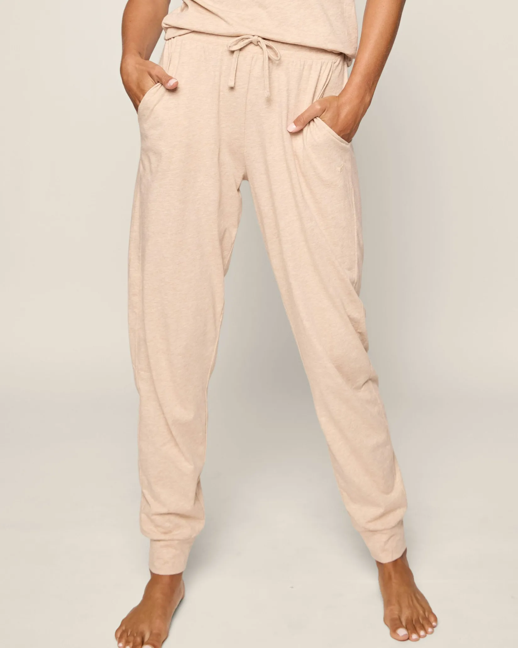 Women Petite Plume Women's Pima Lounge Pants in Camel