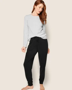 Women Petite Plume Women's Pima Lounge Pants in Camel