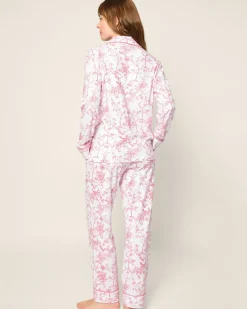 Women Petite Plume Women's Pima Pajama in Pink Timeless Toile