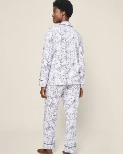 Women Petite Plume Women's Pima Pajama Set in Timeless Toile
