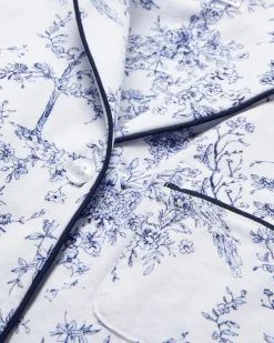Women Petite Plume Women's Pima Pajama Set in Timeless Toile