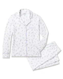 Women Petite Plume Women's Pima Pajama Set in