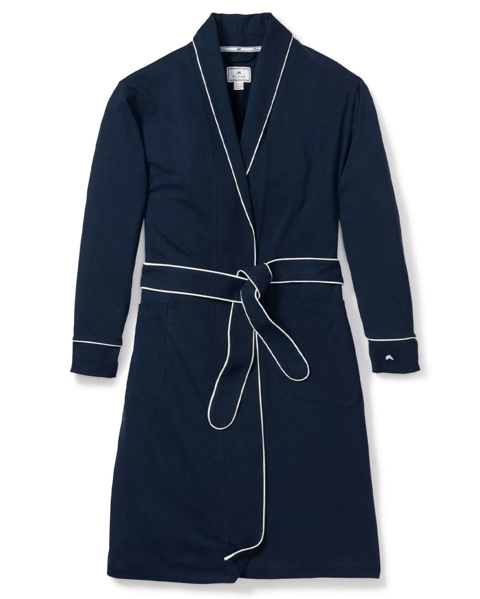 Women Petite Plume Women's Pima Robe in Bordeaux